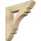 Ekena Millwork Merced Slat Rough Sawn Bracket, Douglas Fir, 4"W x 22"D x 22"H BKT04X22X22MRC06RDF - alternate 1